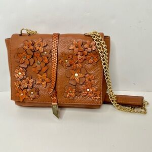 Foley & Corinna Dahlia Crossbody in Honey Brown